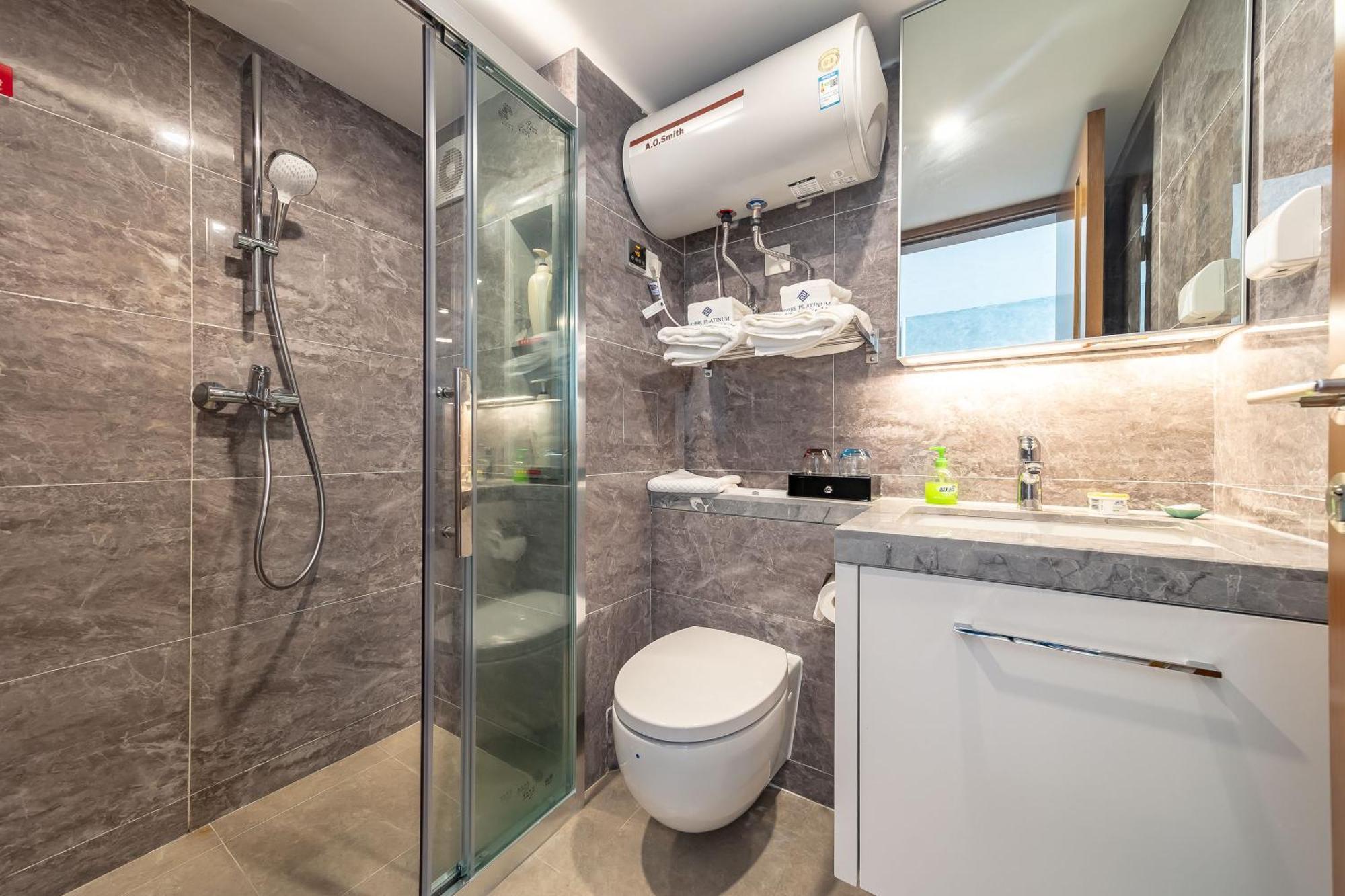 Boruisi Plaza Residence Apartment - Shenzhen Futian Convention & Exhibition Center 외부 사진