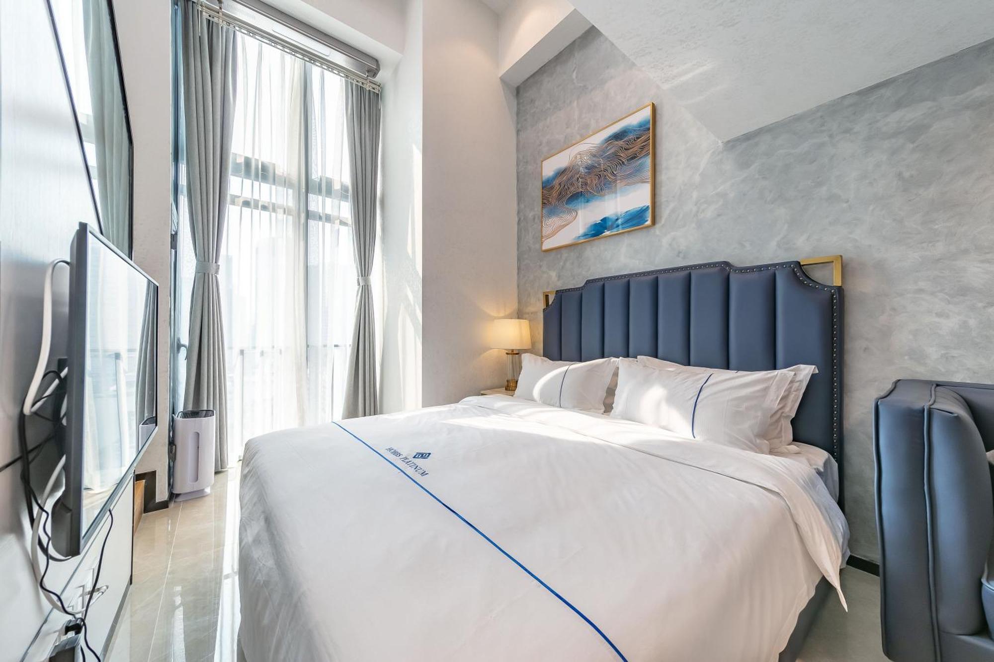 Boruisi Plaza Residence Apartment - Shenzhen Futian Convention & Exhibition Center 외부 사진