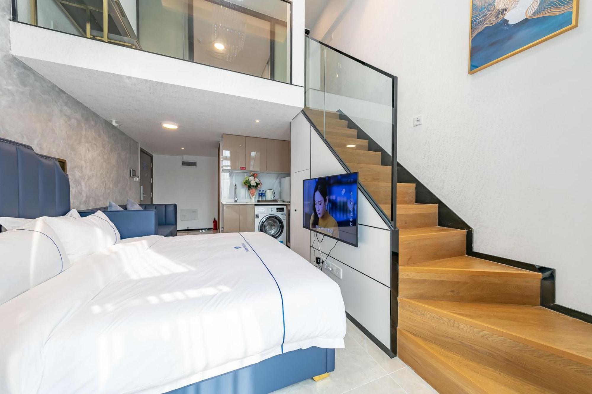 Boruisi Plaza Residence Apartment - Shenzhen Futian Convention & Exhibition Center 외부 사진
