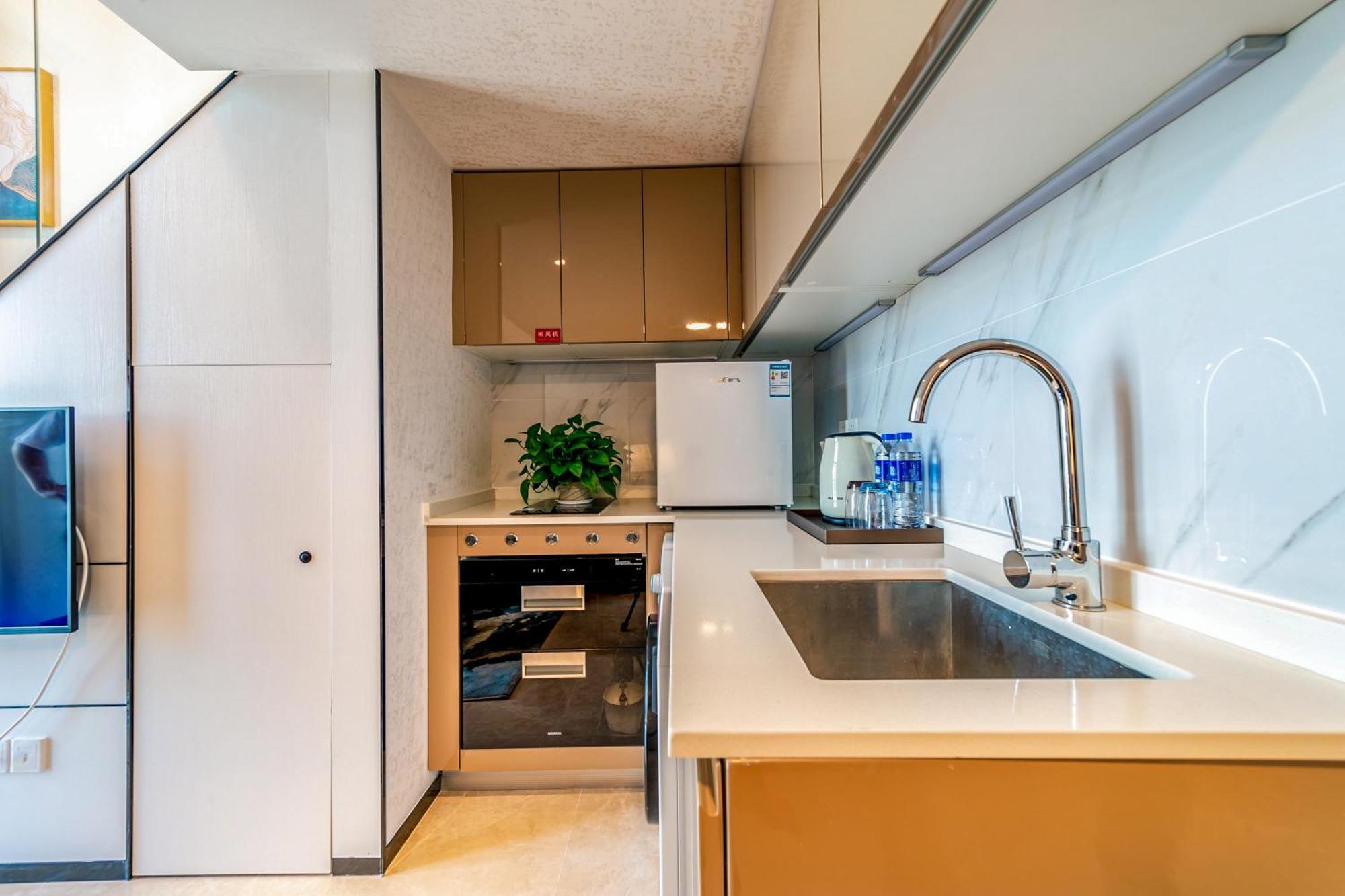 Boruisi Plaza Residence Apartment - Shenzhen Futian Convention & Exhibition Center 외부 사진