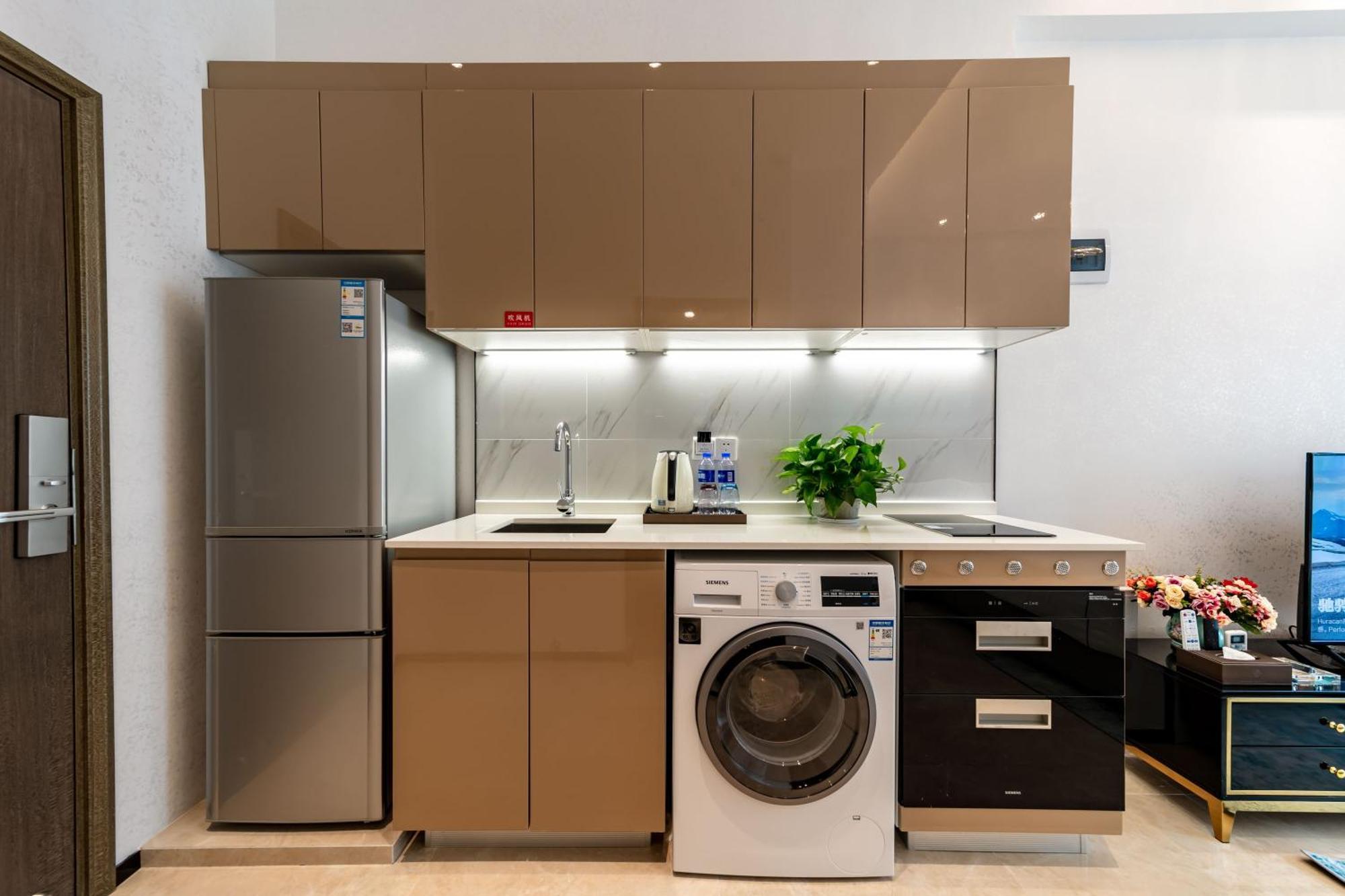 Boruisi Plaza Residence Apartment - Shenzhen Futian Convention & Exhibition Center 외부 사진