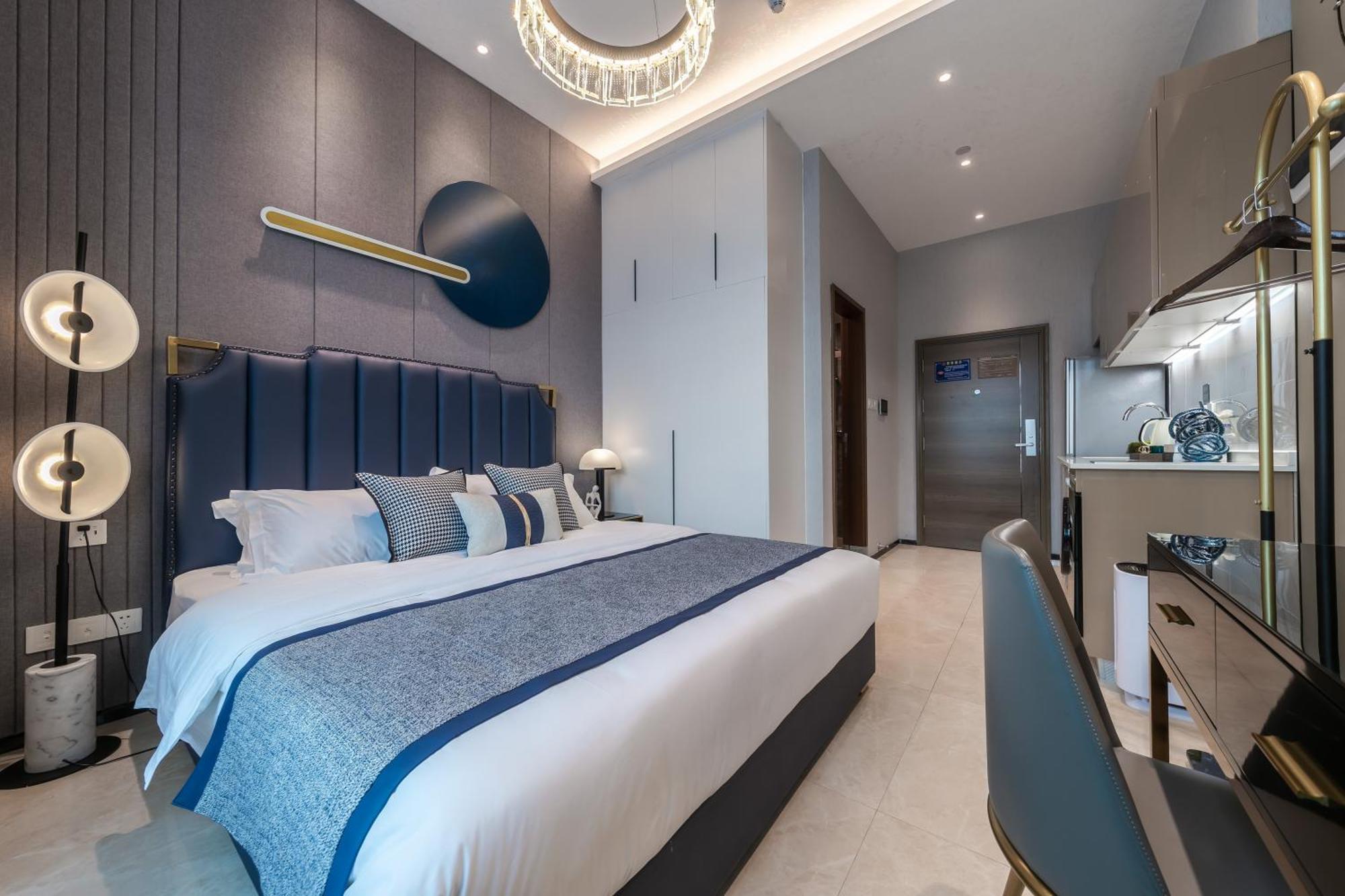 Boruisi Plaza Residence Apartment - Shenzhen Futian Convention & Exhibition Center 외부 사진