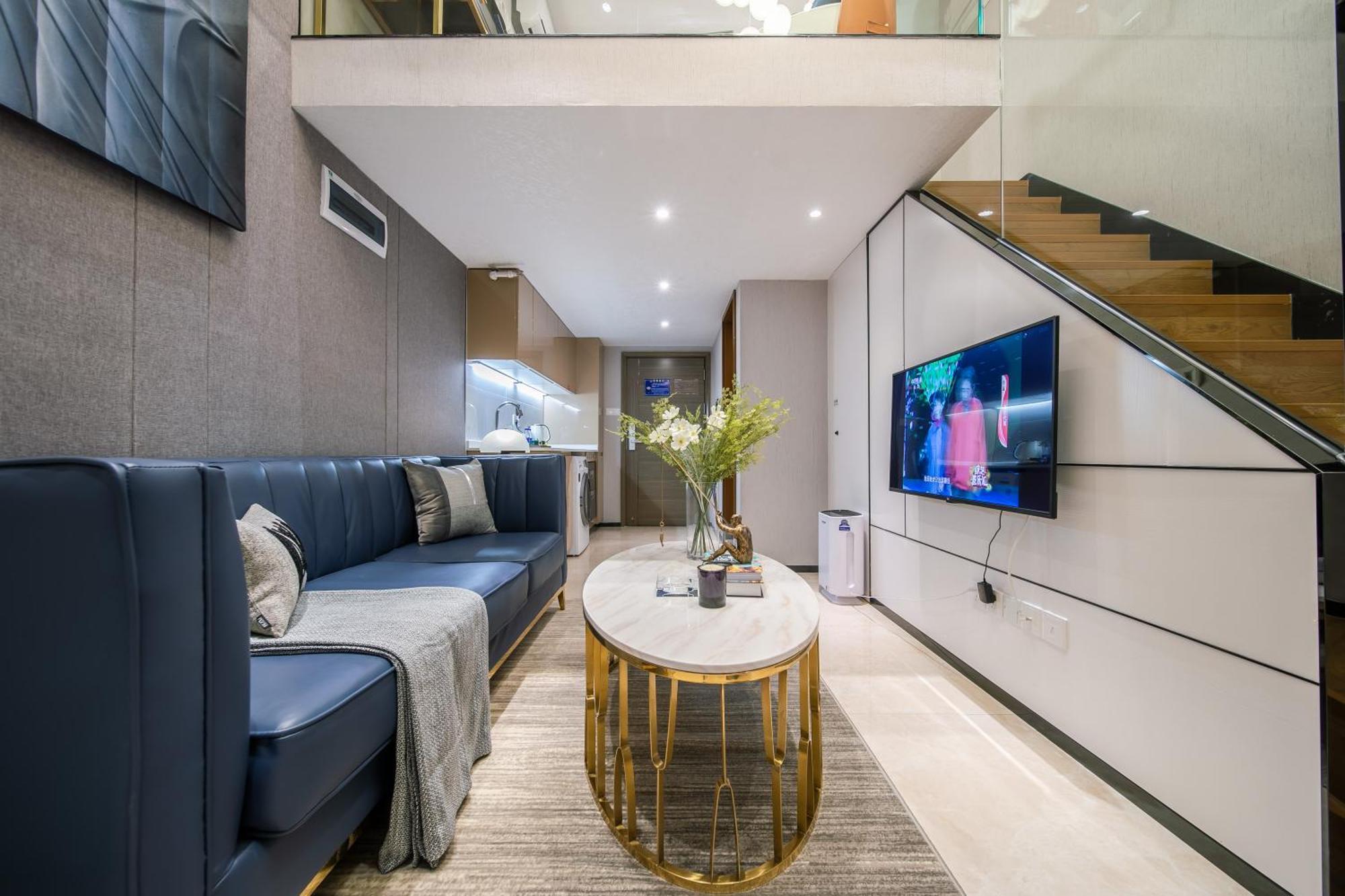 Boruisi Plaza Residence Apartment - Shenzhen Futian Convention & Exhibition Center 외부 사진