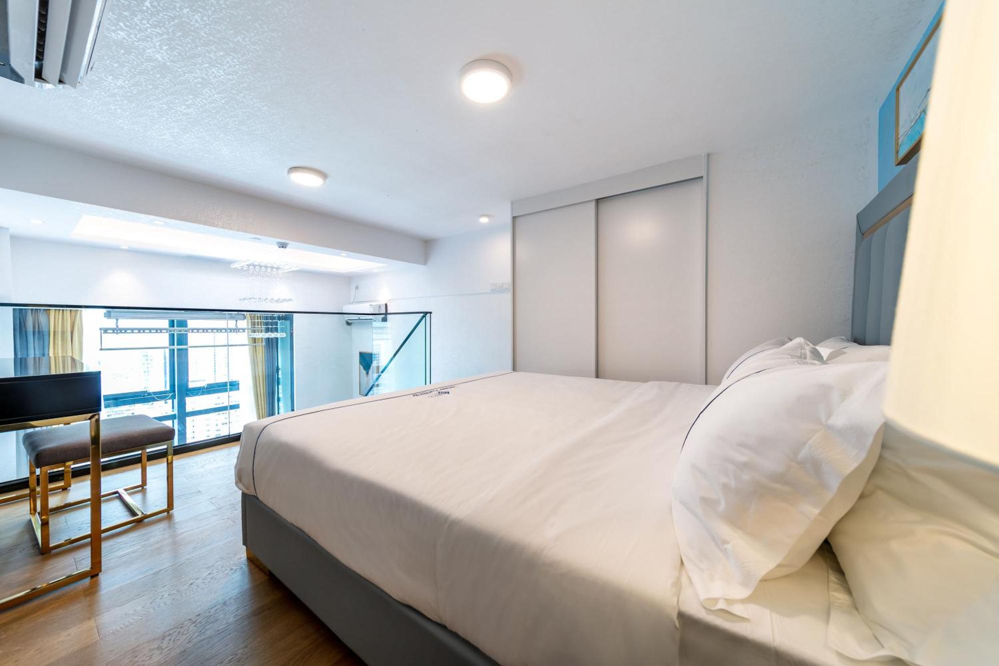 Boruisi Plaza Residence Apartment - Shenzhen Futian Convention & Exhibition Center 외부 사진