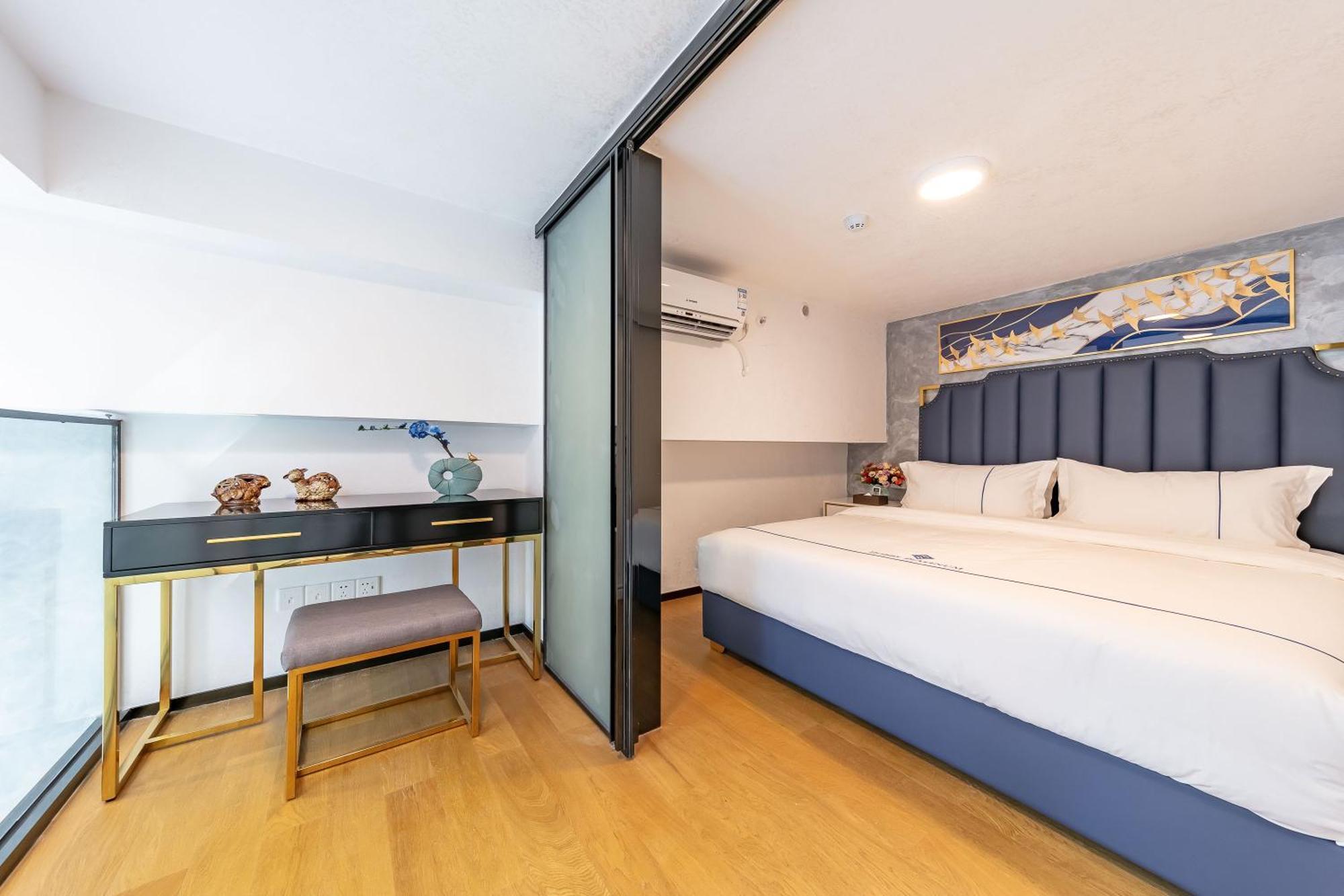 Boruisi Plaza Residence Apartment - Shenzhen Futian Convention & Exhibition Center 외부 사진